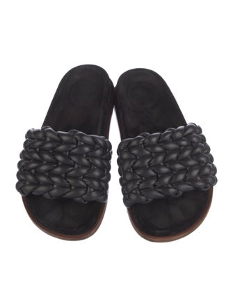 Chloé Leather Slides