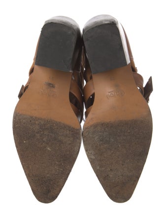 Chloé Suede Leather Trim Embellishment Lace-Up Boots