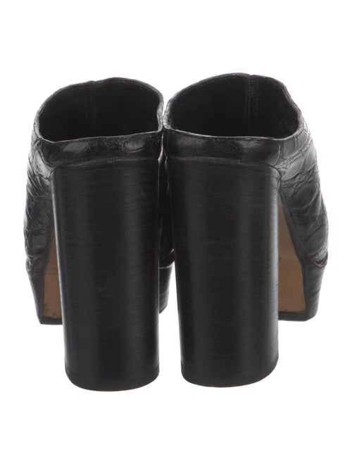 Chloé Crocodile Mules