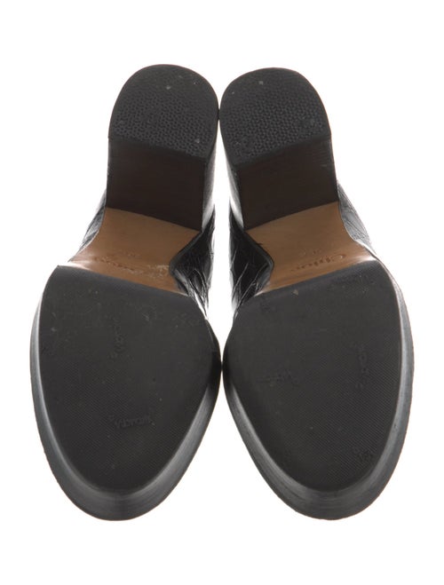 Chloé Crocodile Mules