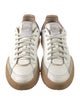 Chloé Leather Colorblock Pattern Sneakers