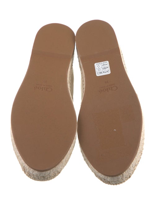 Chloé Leather Espadrilles