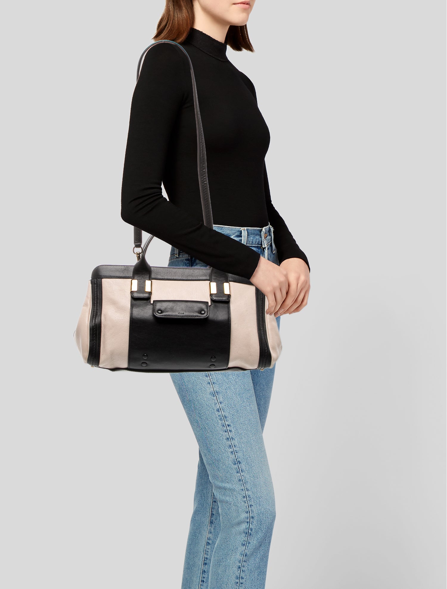 Chloé Leather Alice Medium