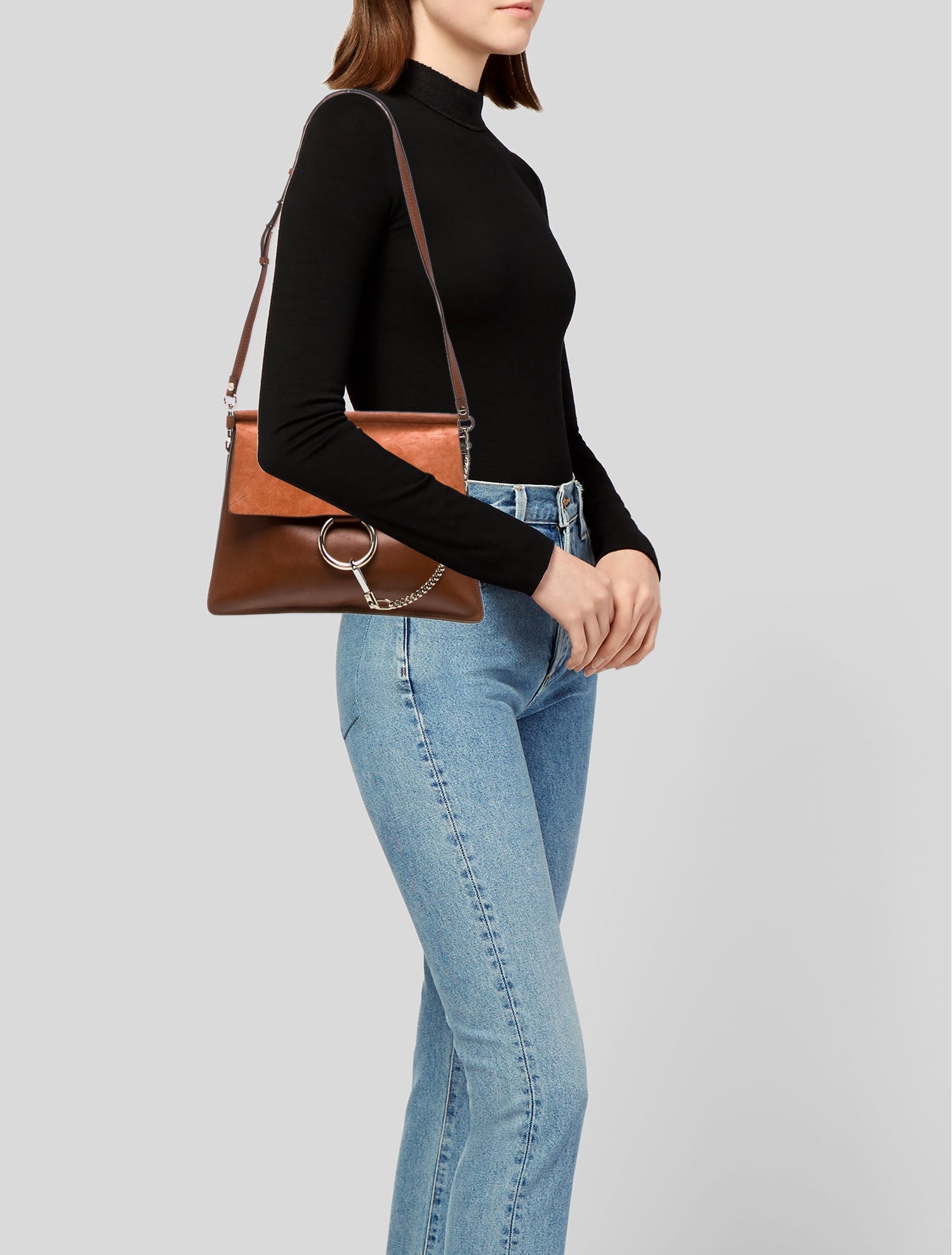 Chloé Leather Chloe Faye Shoulder Bag Medium