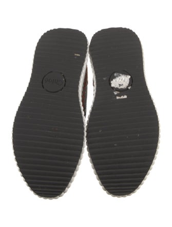 Chloé Patterned Whipstitch Trim Sneakers