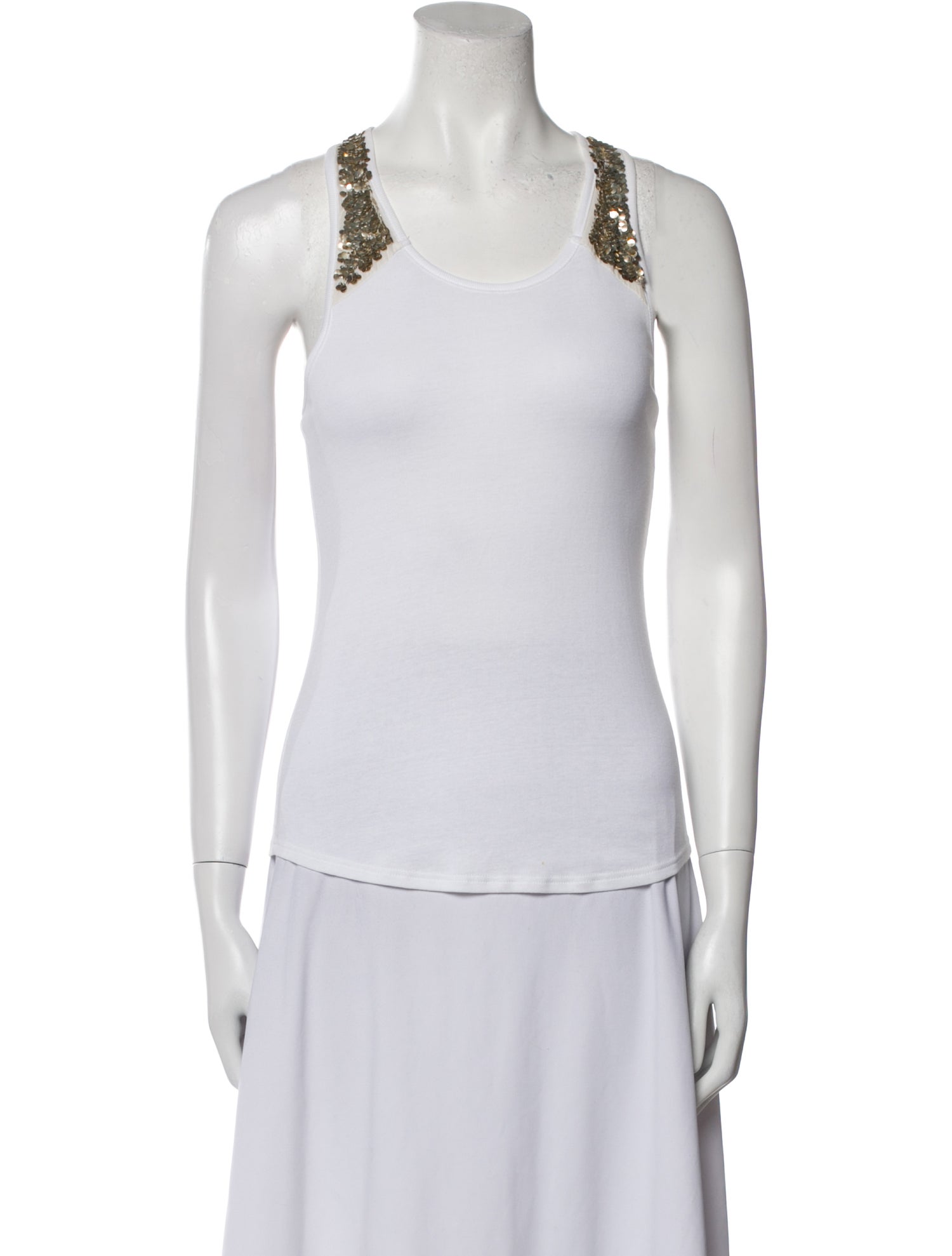 Chloé Scoop Neck Sleeveless Top