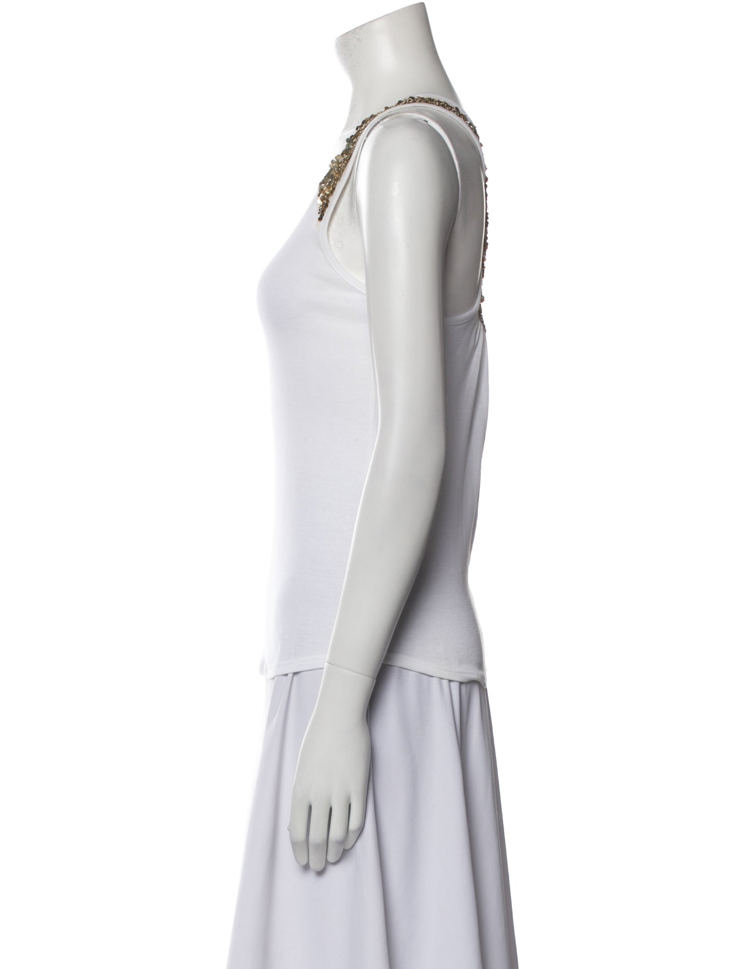 Chloé Scoop Neck Sleeveless Top