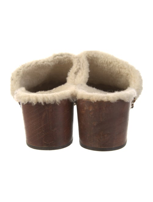 Chloé Shearling Mules