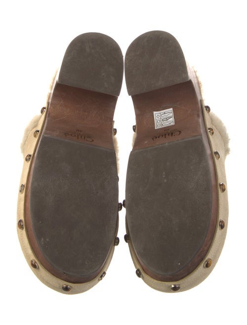 Chloé Shearling Mules