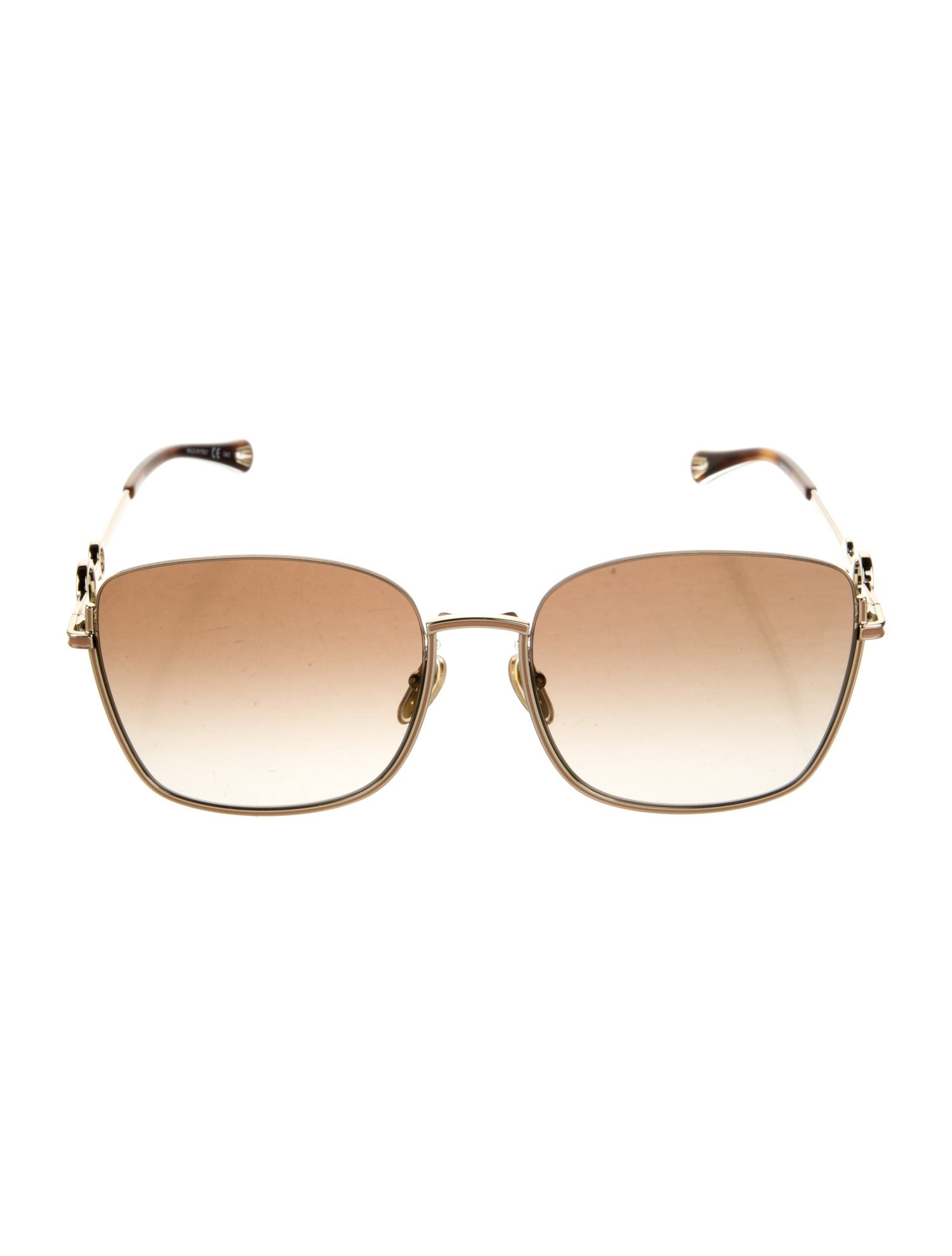 Chloé Square Gradient Sunglasses