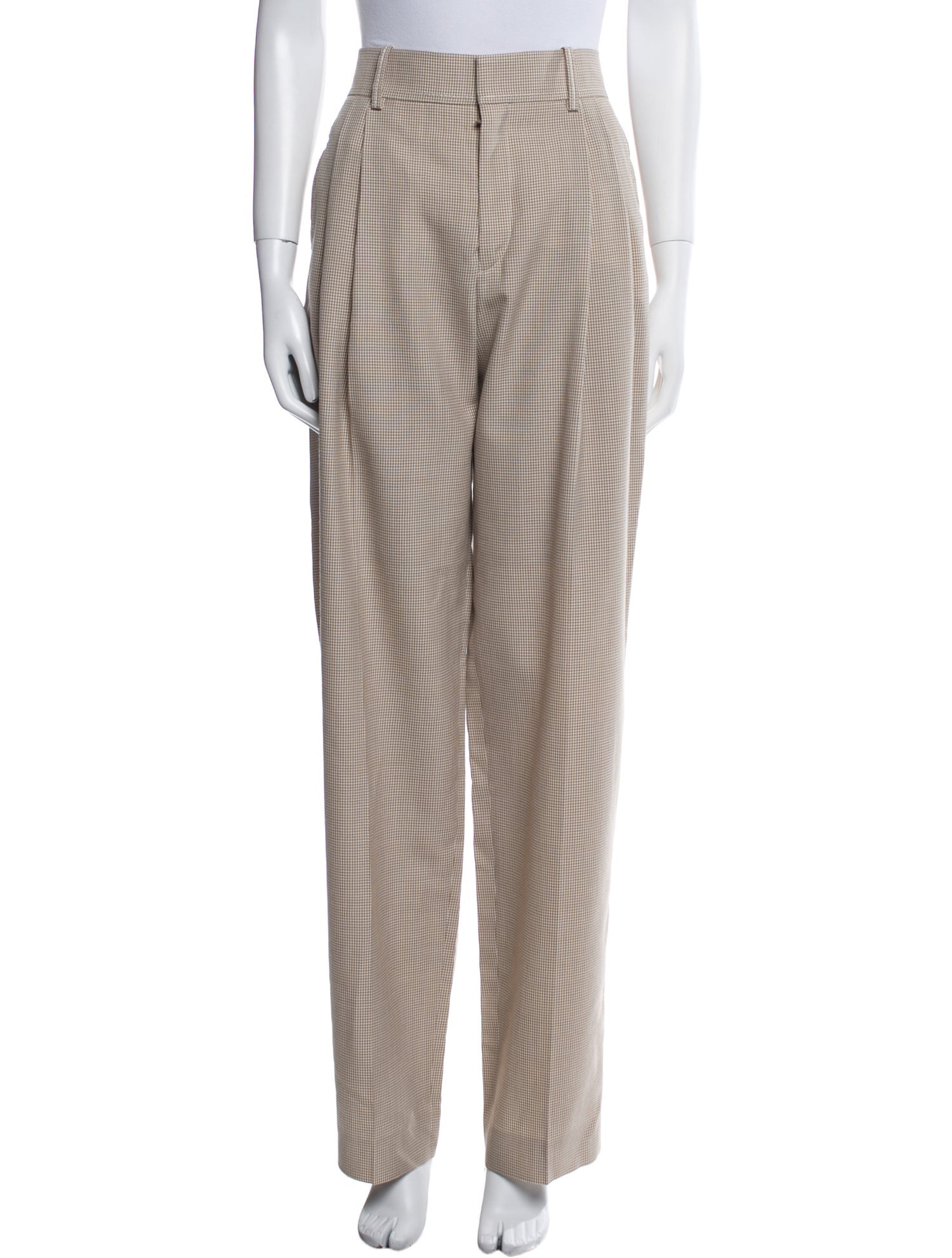 Chloé Virgin Wool Straight Leg Pants