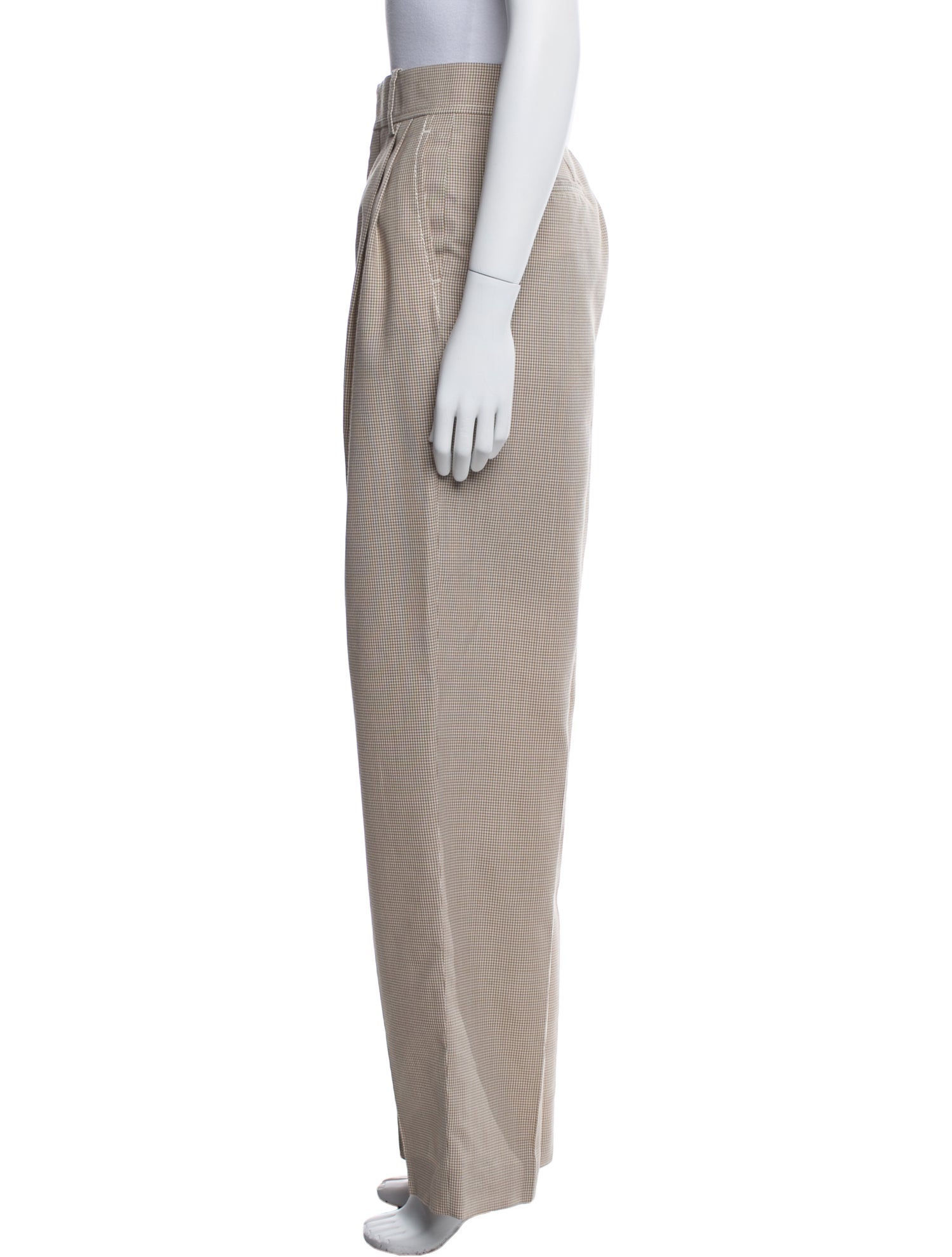 Chloé Virgin Wool Straight Leg Pants