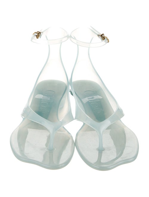 Chloé PVC T-Strap Sandals