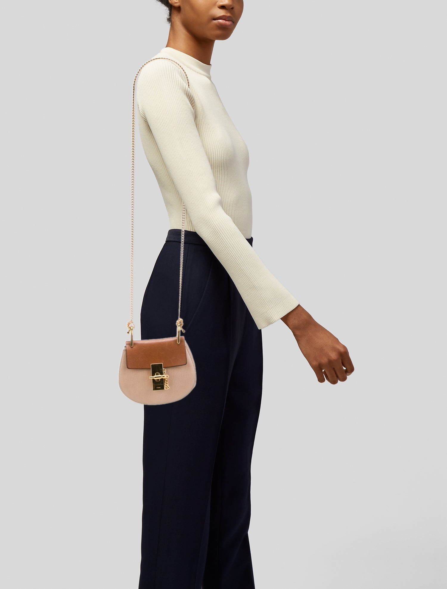 Chloé Leather Drew Nano