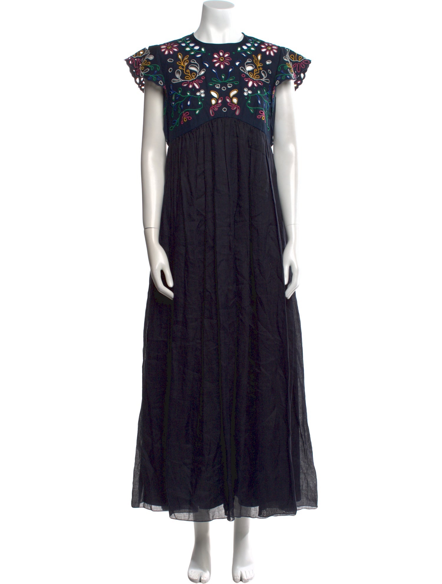 Chloé Lace Pattern Long Dress