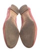 Chloé Leather Scalloped Accent Ballet Flats