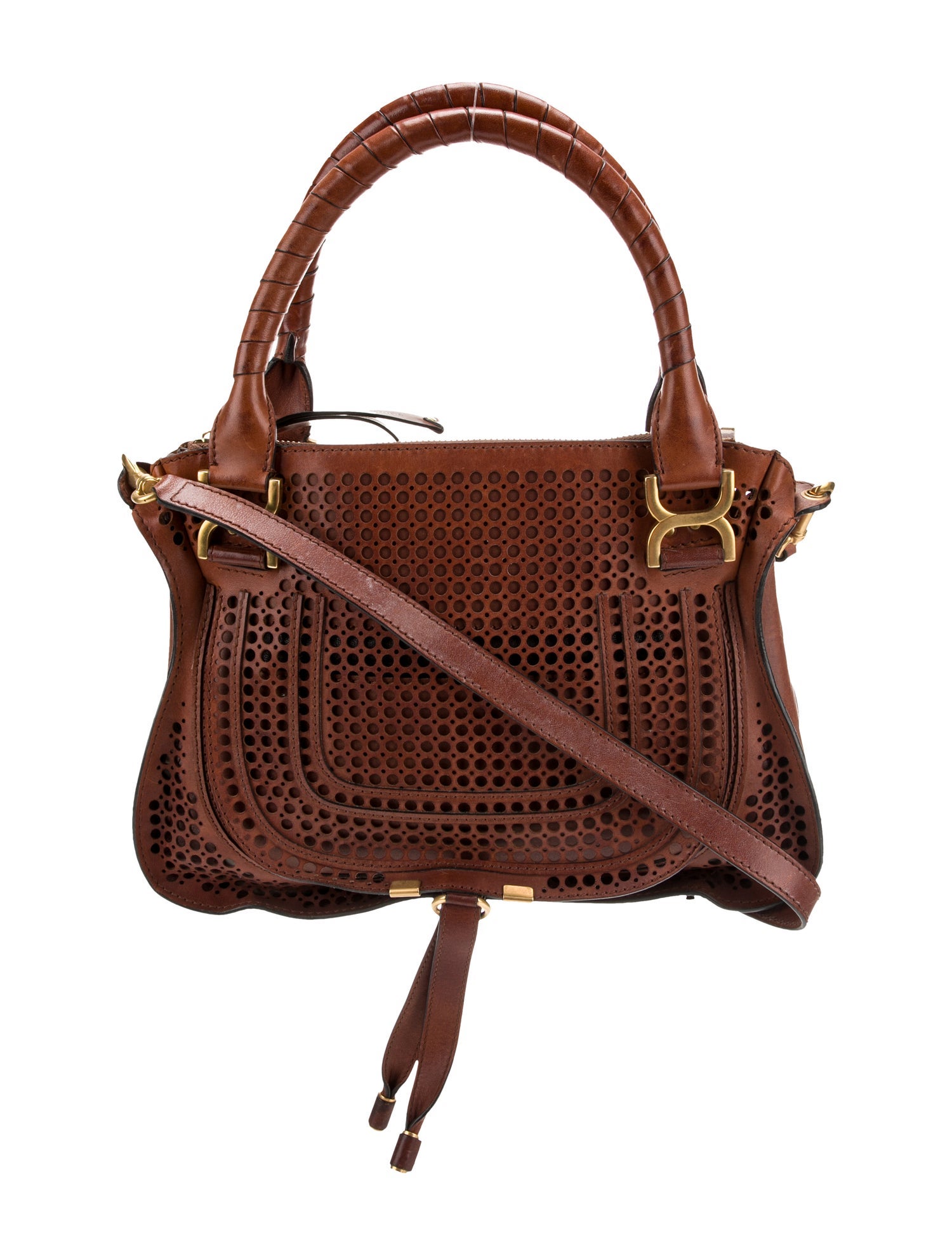 Chloé Leather Marcie Crossbody Medium