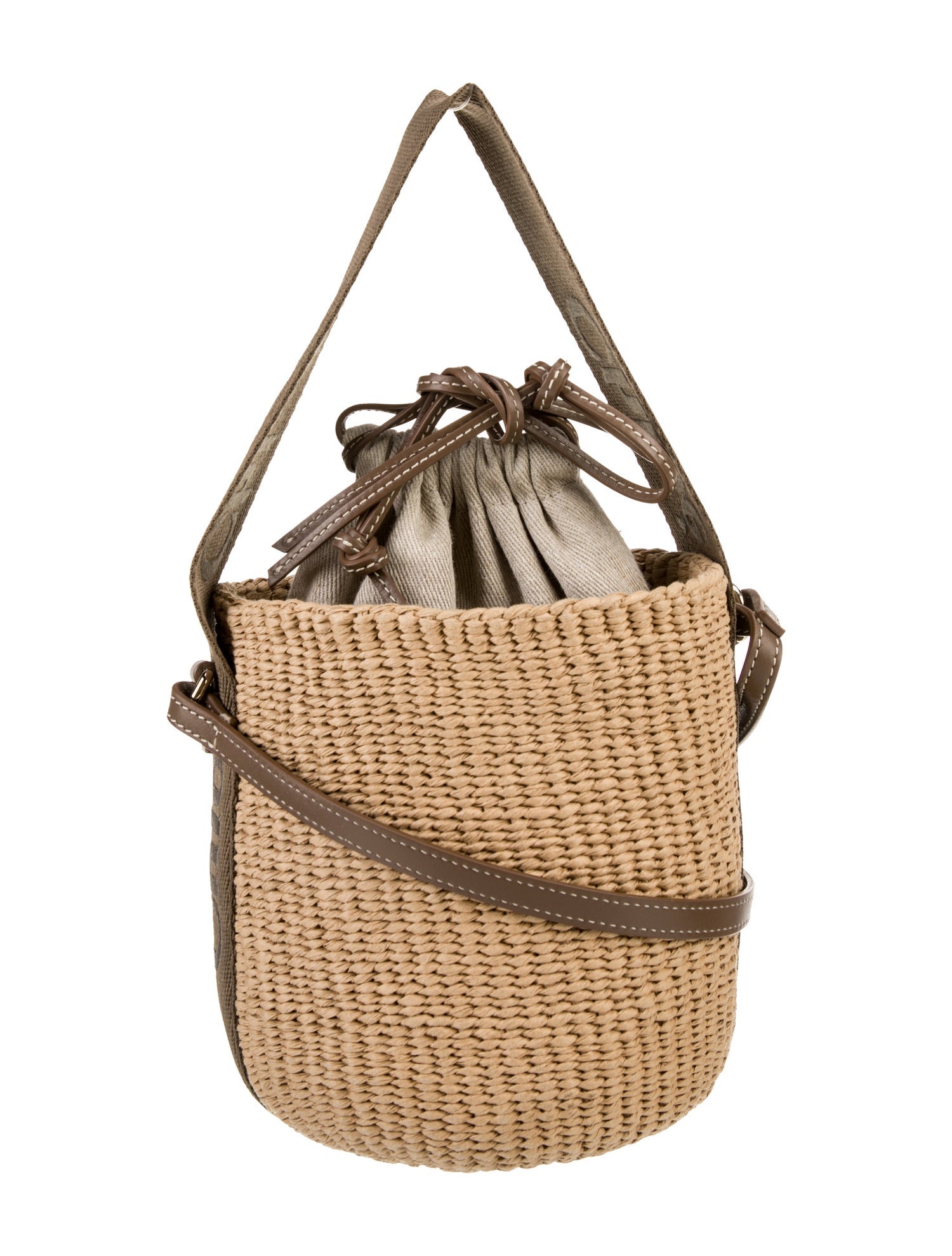 Chloé Raffia Bucket Bag