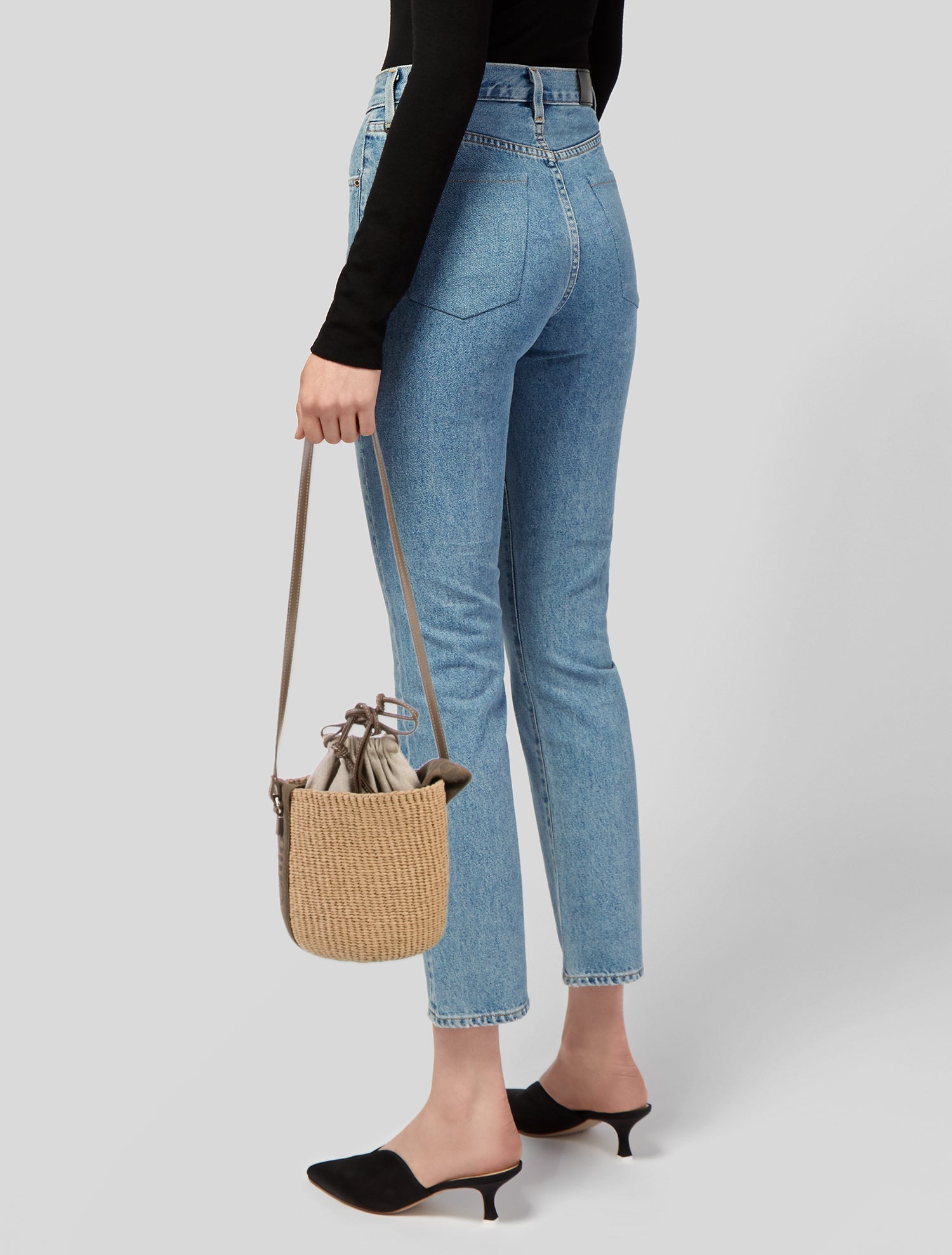 Chloé Raffia Bucket Bag