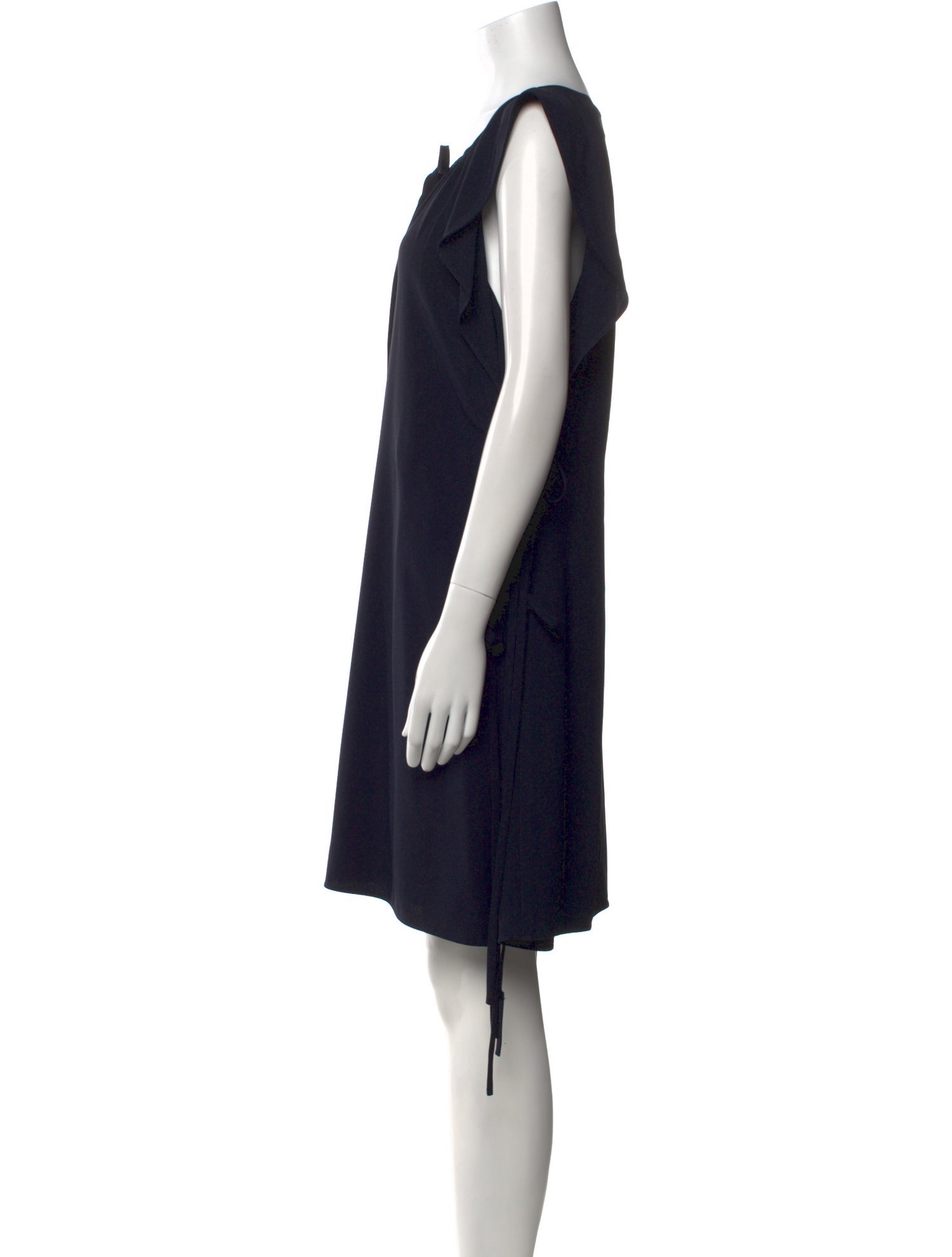 Chloé Tie Neck Mini Dress