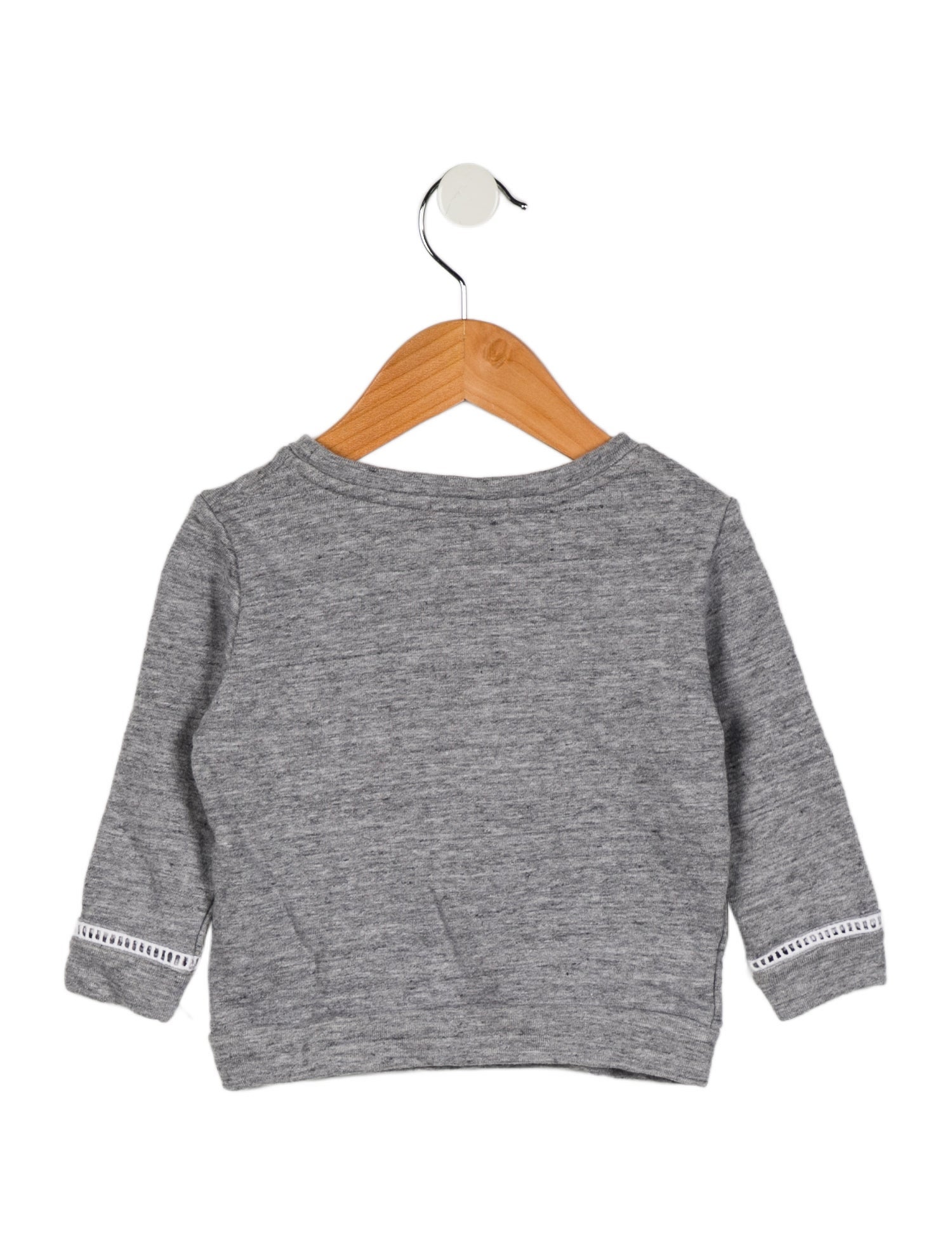 Chloé Toddler Girls' Logo Embroidered Crew Neck Sweatshirt