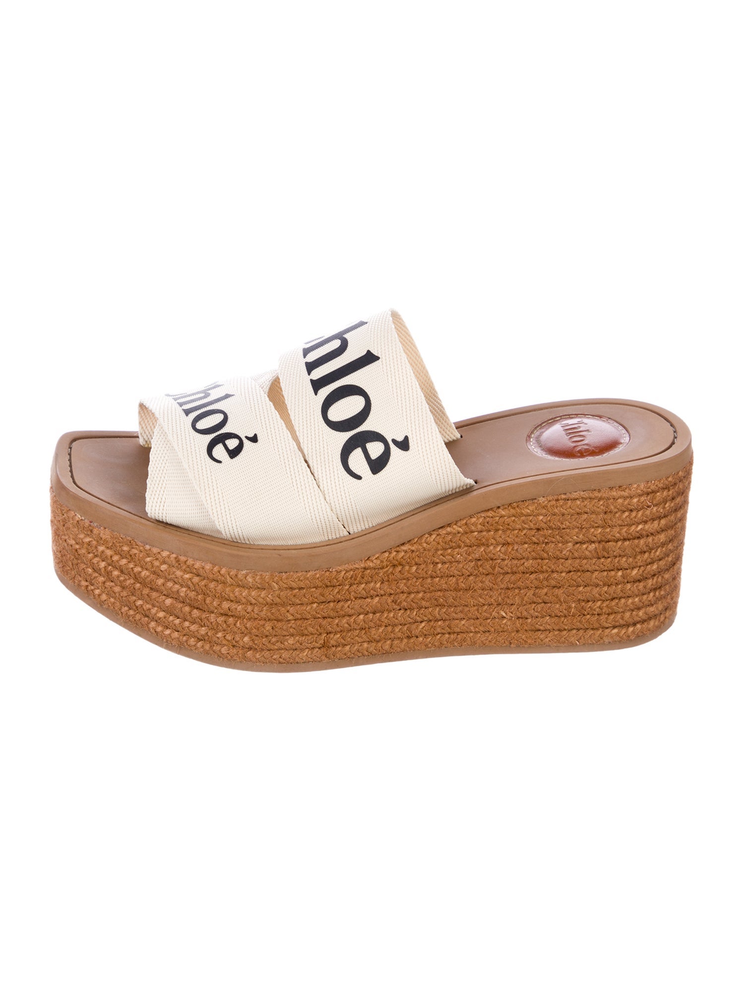 Chloé Canvas Graphic Print Espadrilles