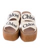 Chloé Canvas Graphic Print Espadrilles