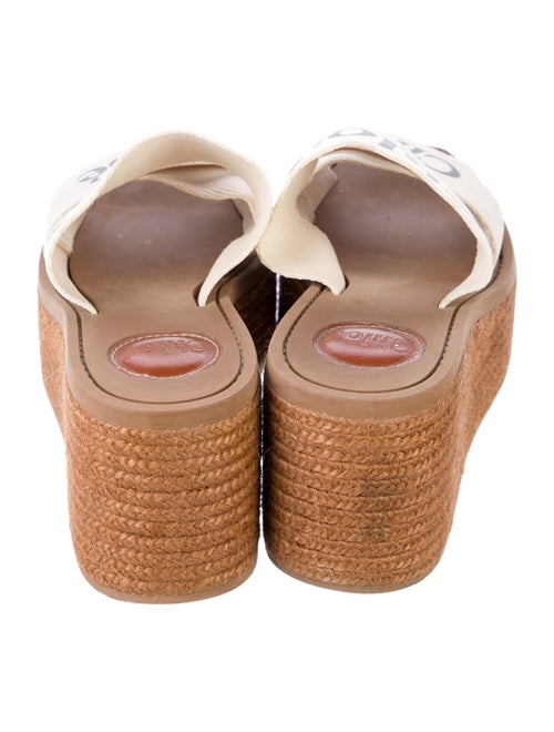 Chloé Canvas Graphic Print Espadrilles