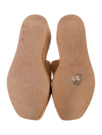 Chloé Canvas Graphic Print Espadrilles