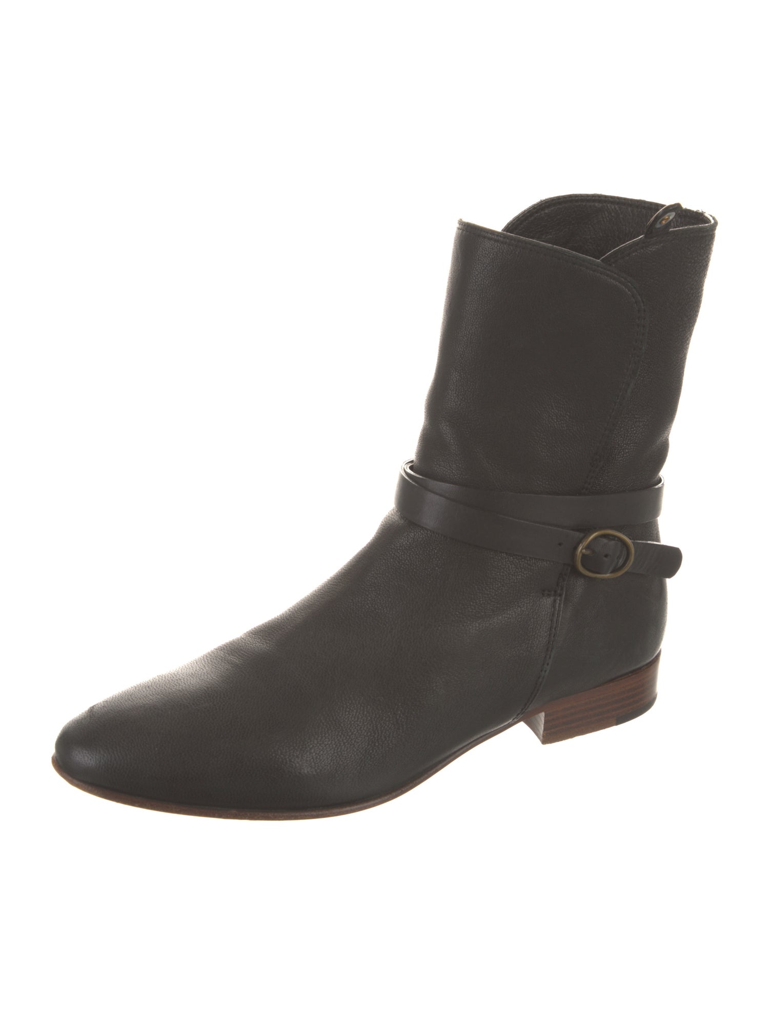 Chloé Leather Moto Boots