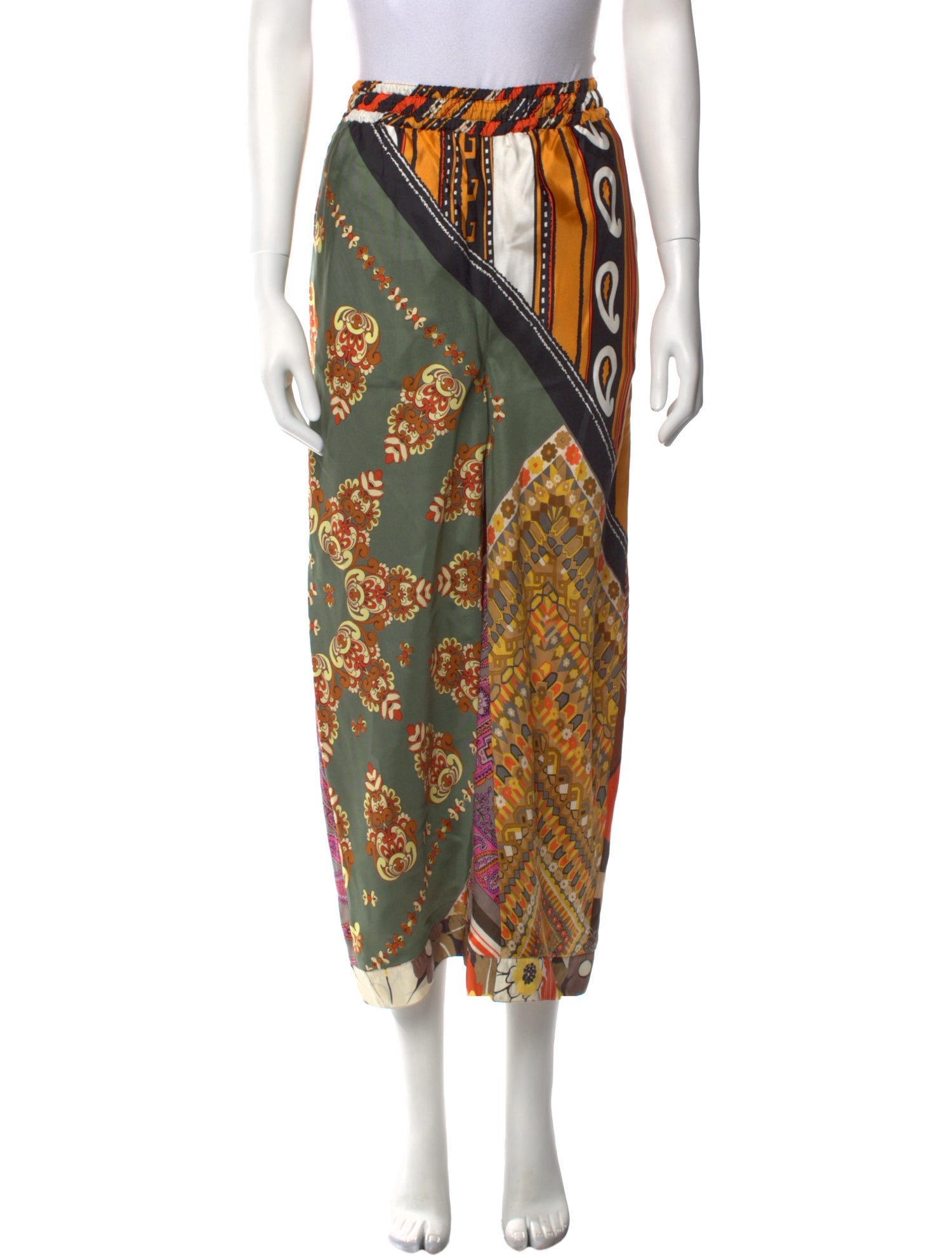 Chloé Silk Wide Leg Pants