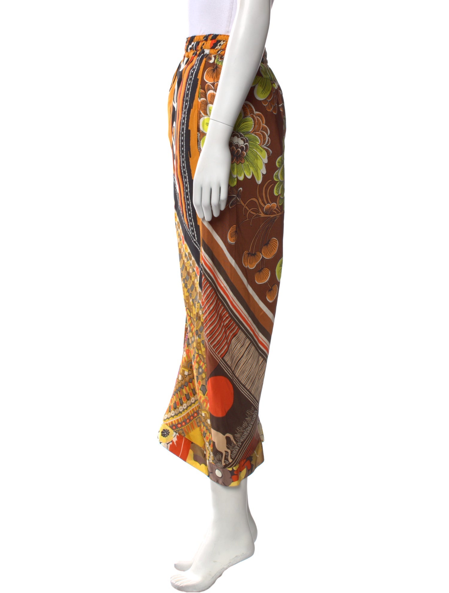 Chloé Silk Wide Leg Pants