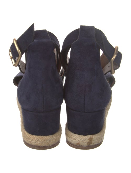 Chloé Suede Scalloped Accent Espadrilles