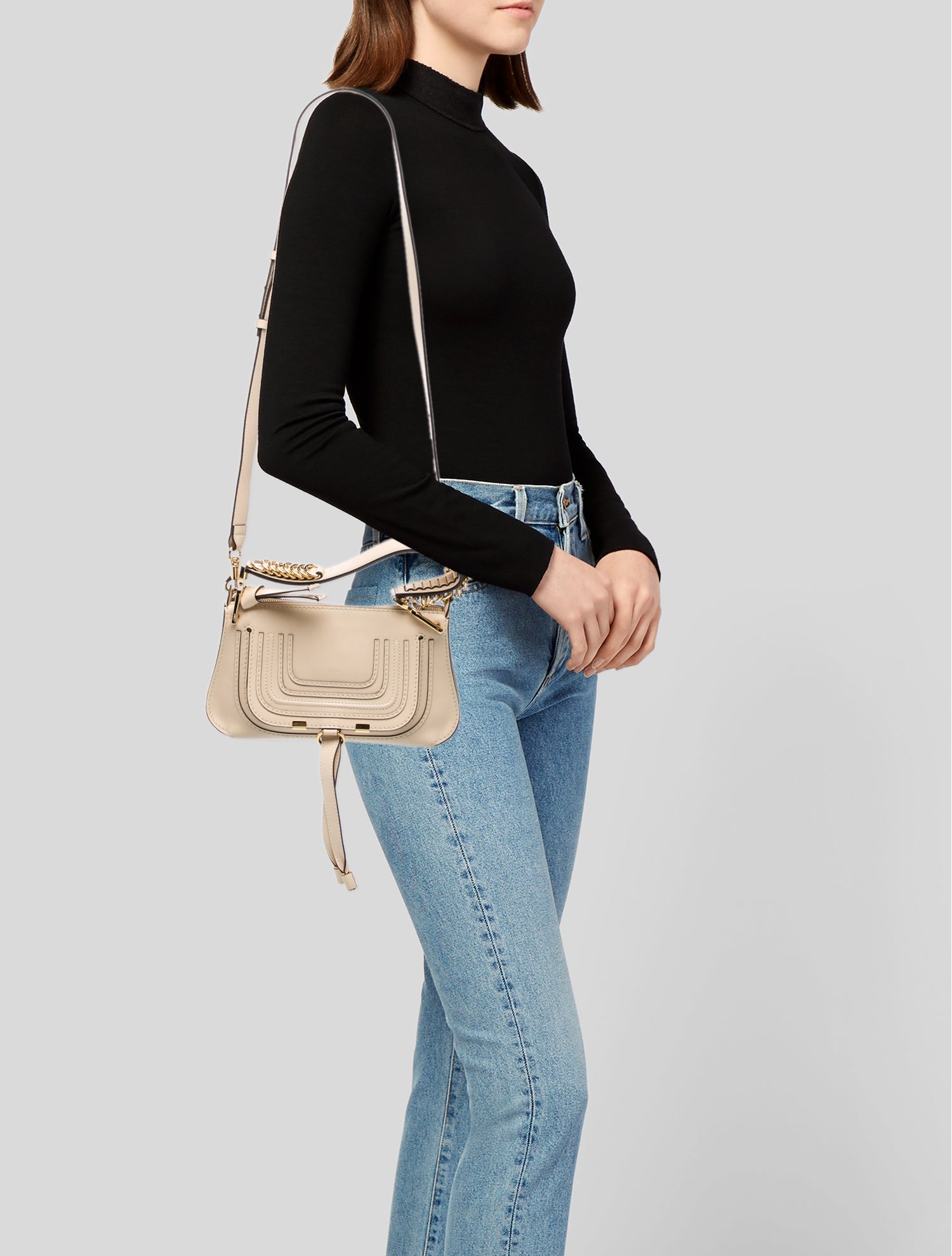 Chloé Leather Top Handle Bag