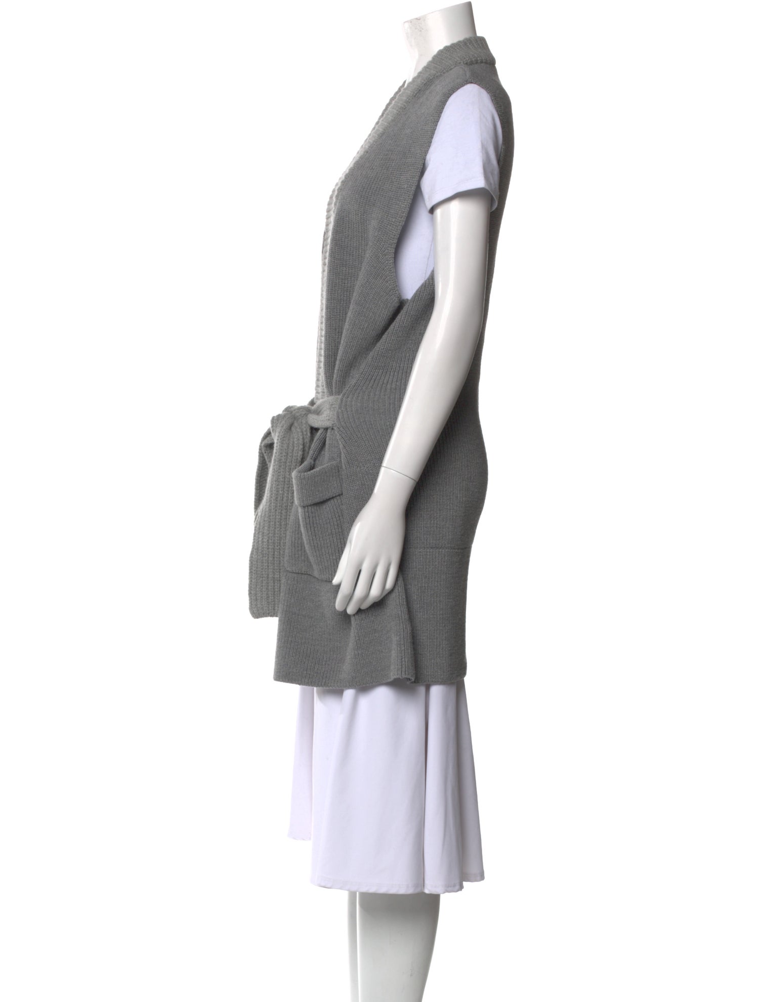 Chloé Wool Open Front Sweater