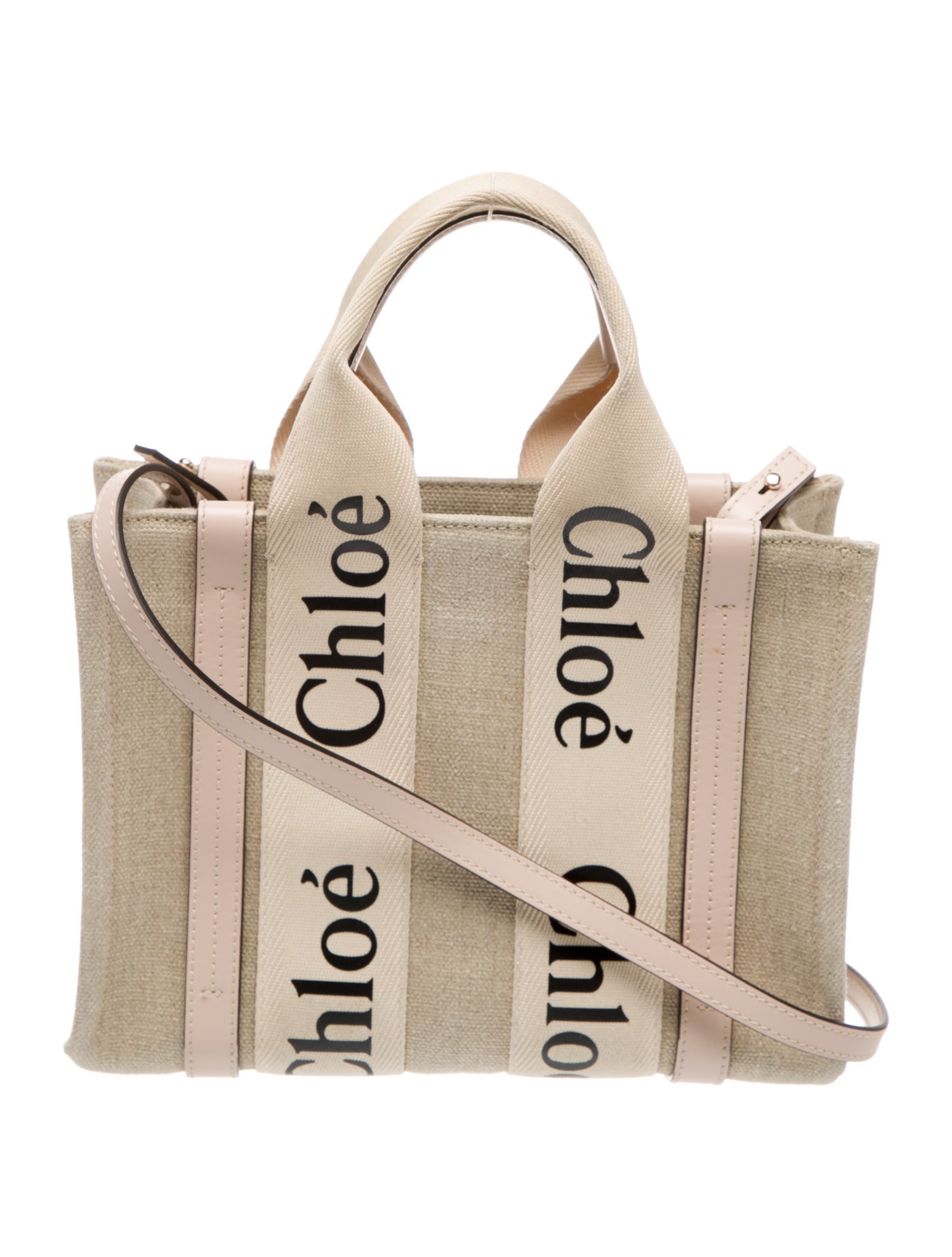 Chloé Canvas Top Handle Bag