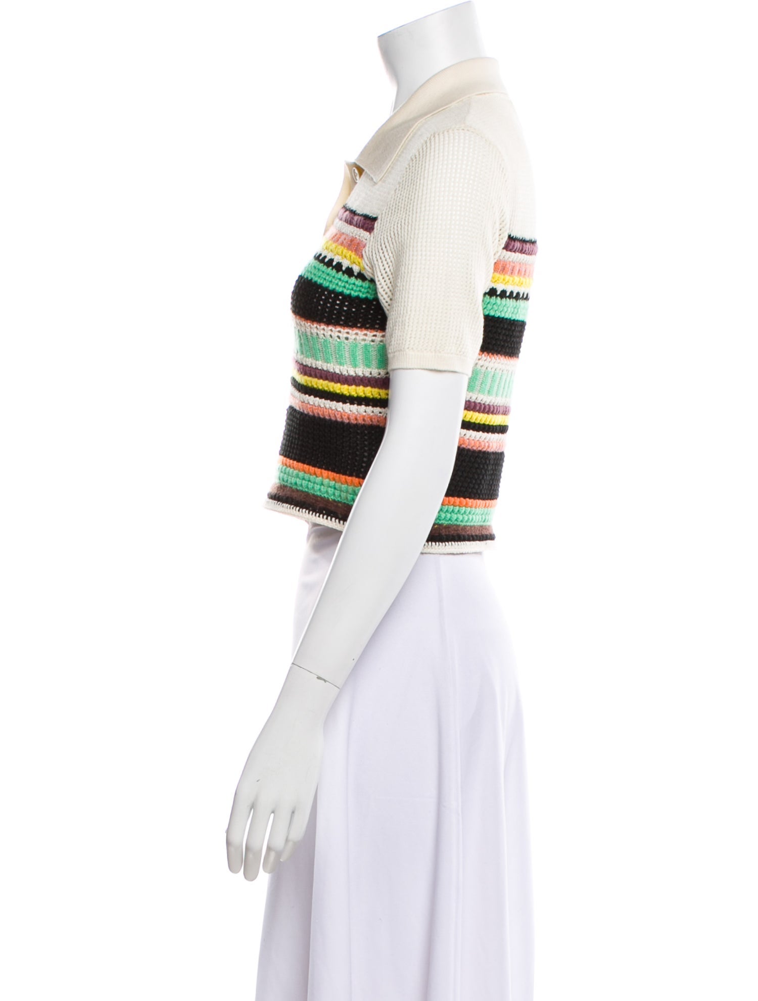 Chloé Wool Striped Polo