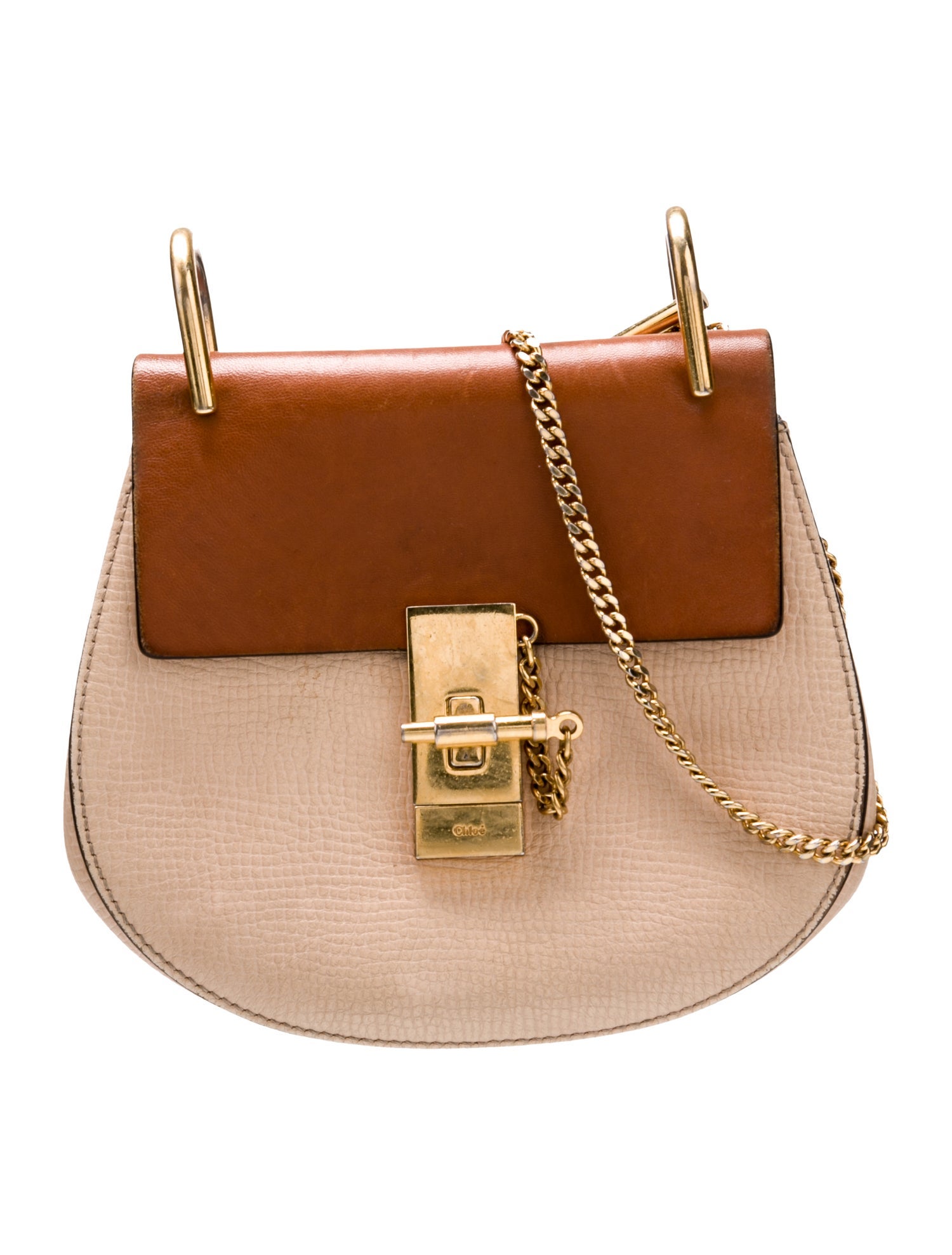 Chloé Leather Drew Crossbody Bag