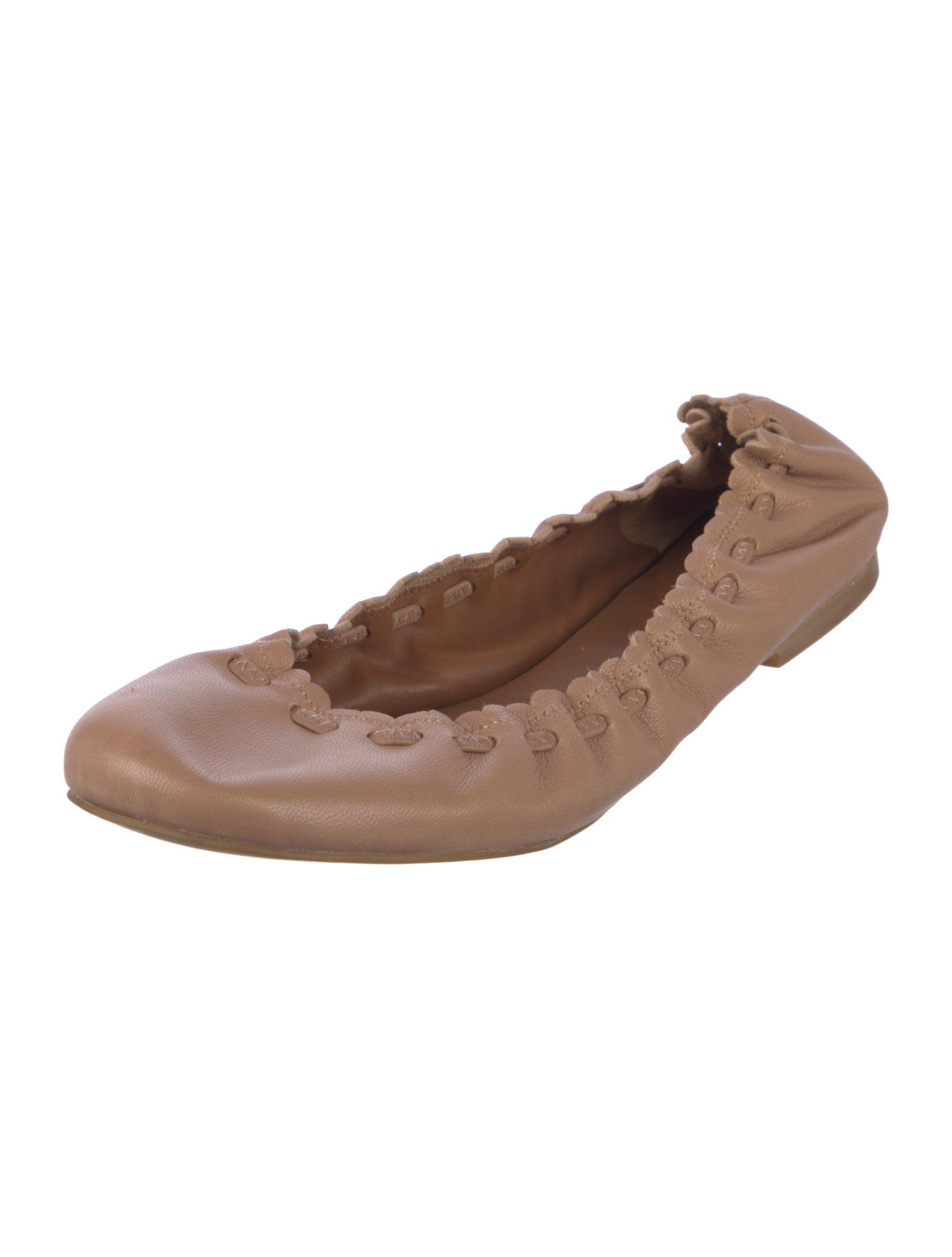 Chloé Jane Leather Ballet Flats