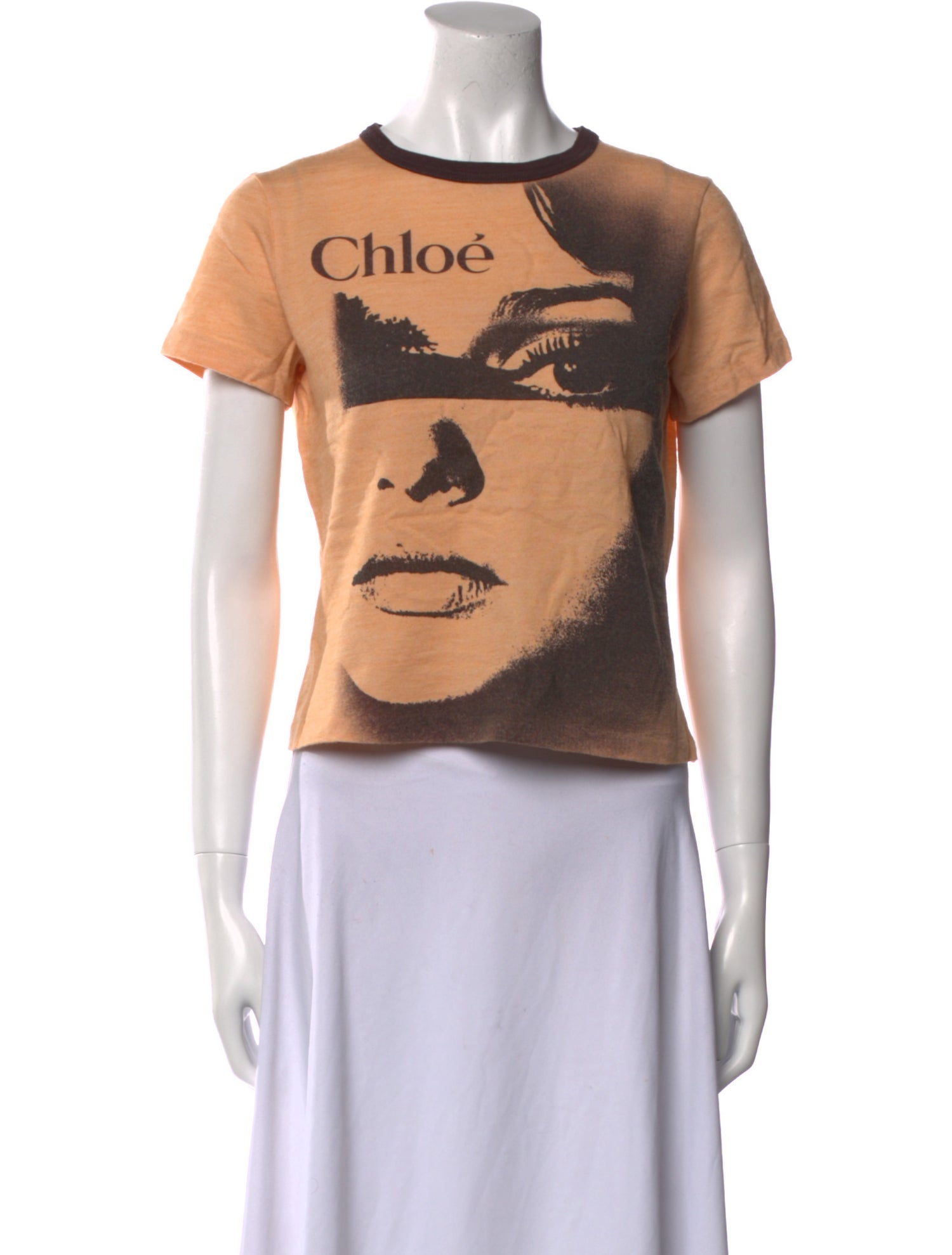 Chloé Graphic Print Crew Neck T-Shirt