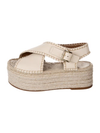 Chloé Leather Espadrilles