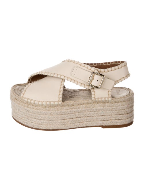 Chloé Leather Espadrilles