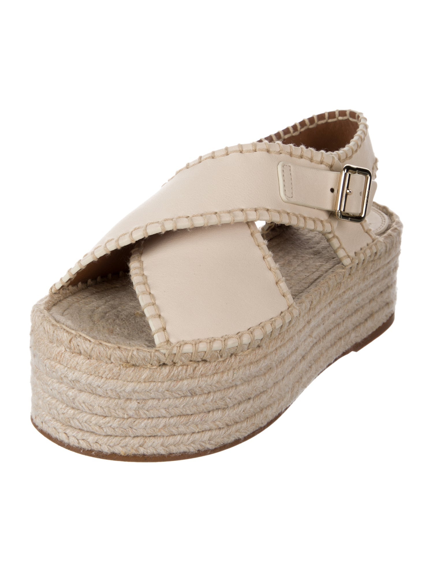 Chloé Leather Espadrilles