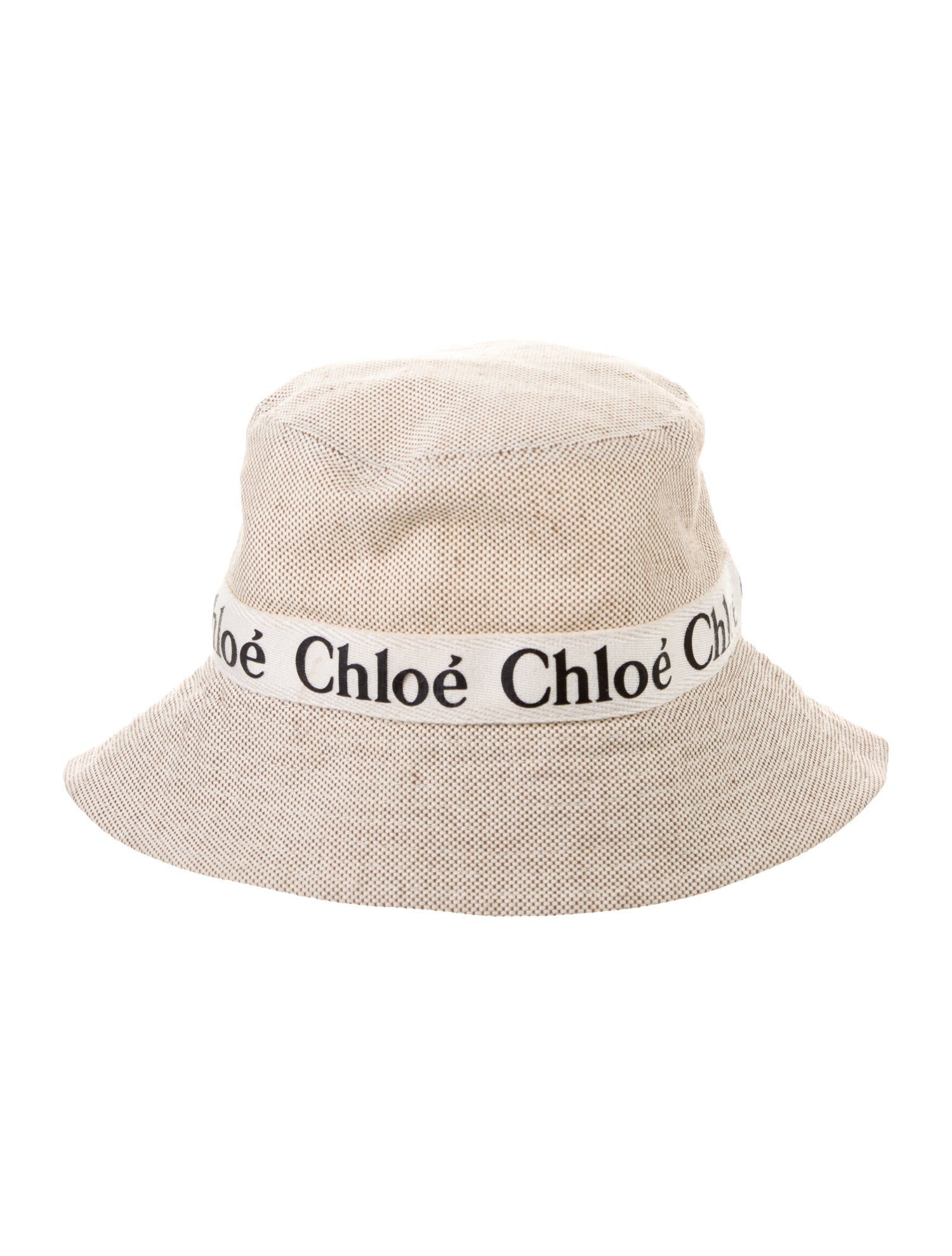 Chloé Neutral Pattern Printed Cotton Bucket Hat