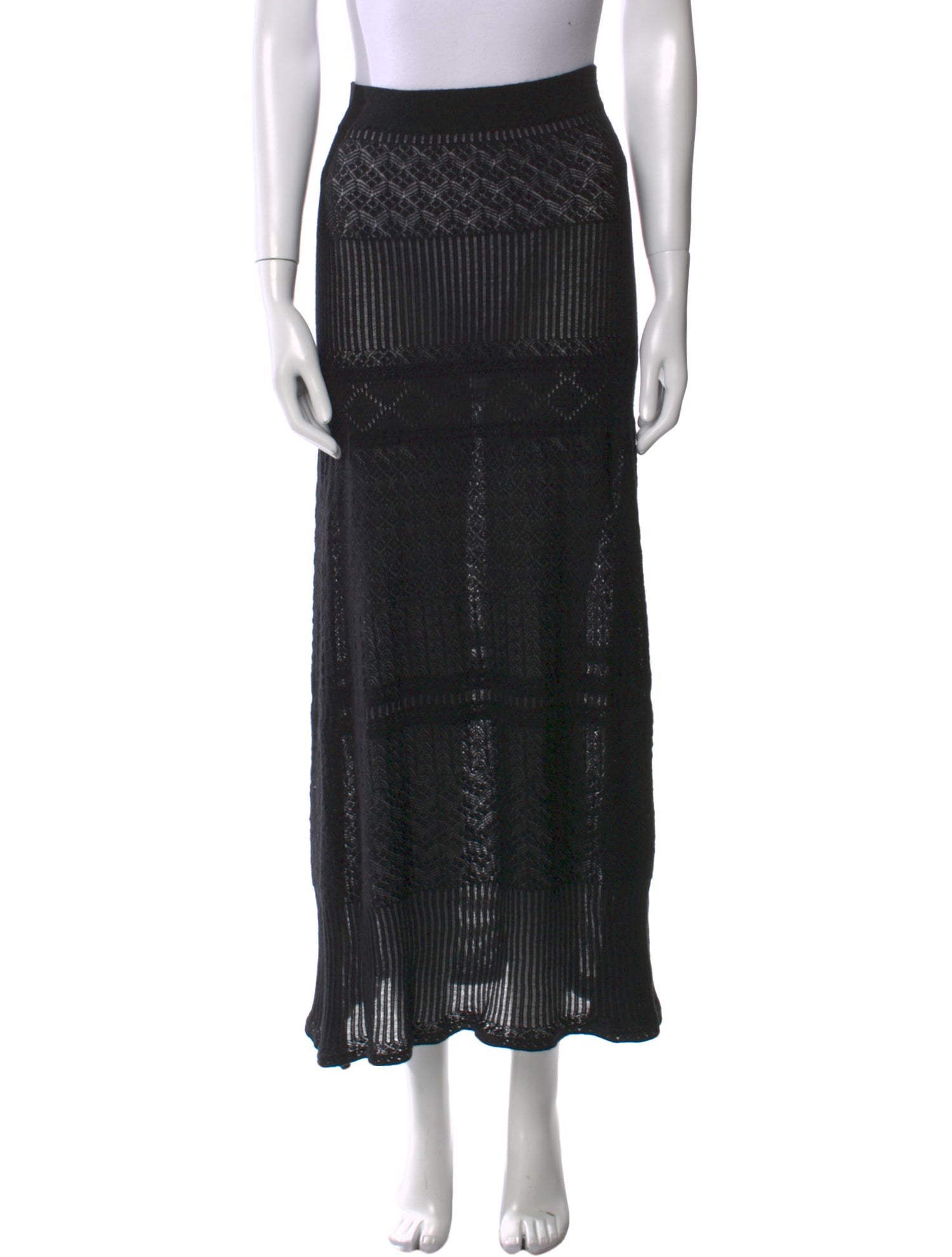 Chloé Wool Midi Length Skirt