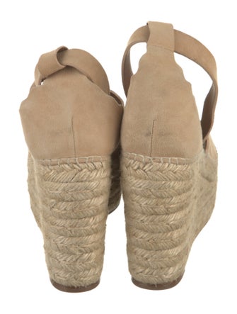 Chloé Suede Scalloped Accent Espadrilles