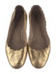 Chloé Leather Scalloped Accent Ballet Flats