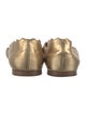 Chloé Leather Scalloped Accent Ballet Flats