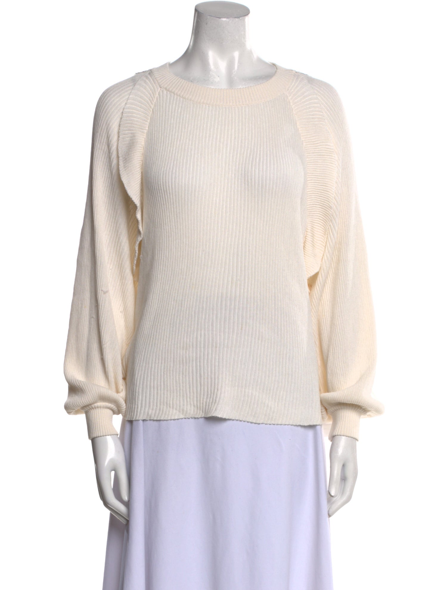 Chloé Scoop Neck Long Sleeve Sweatshirt