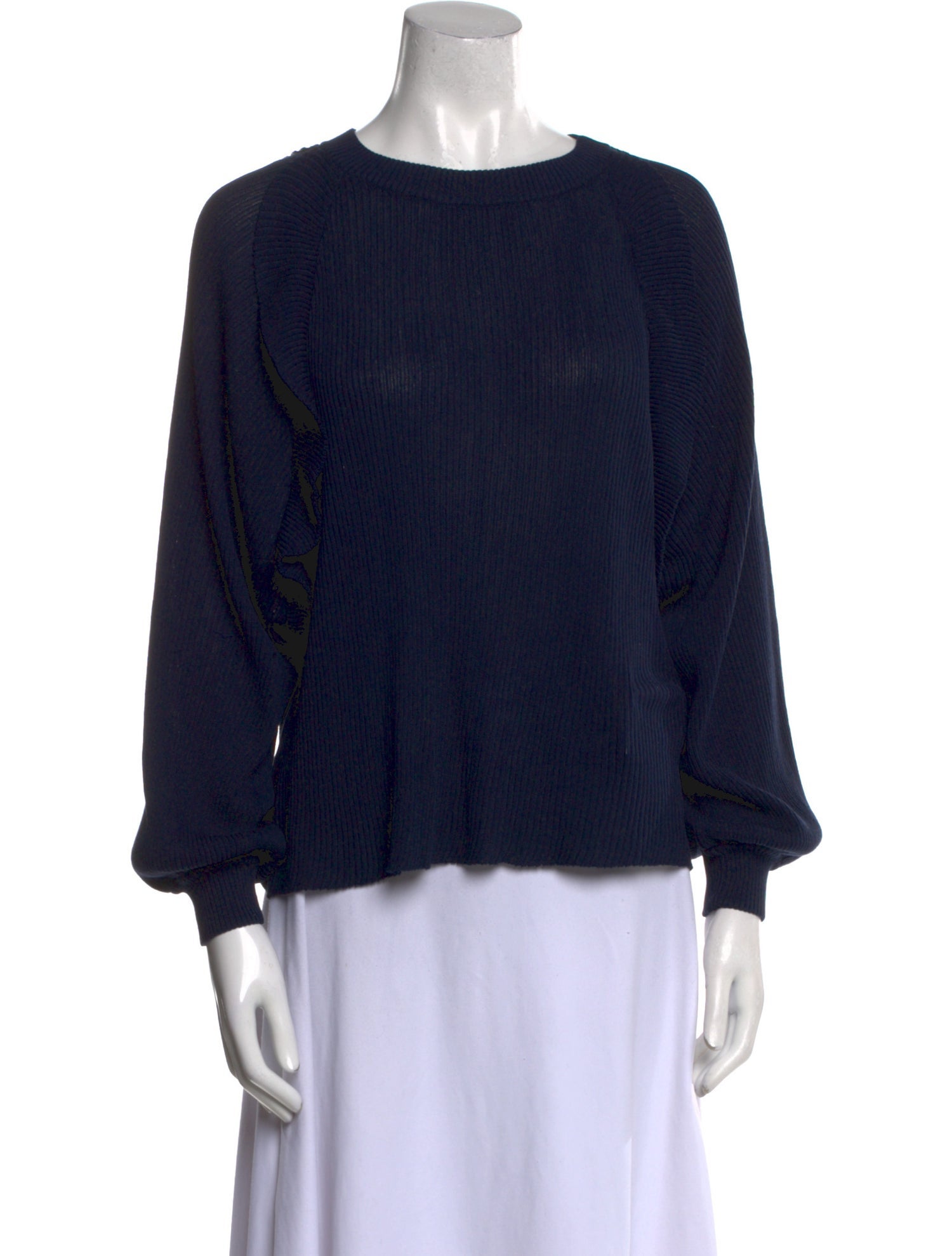 Chloé Scoop Neck Long Sleeve Blouse